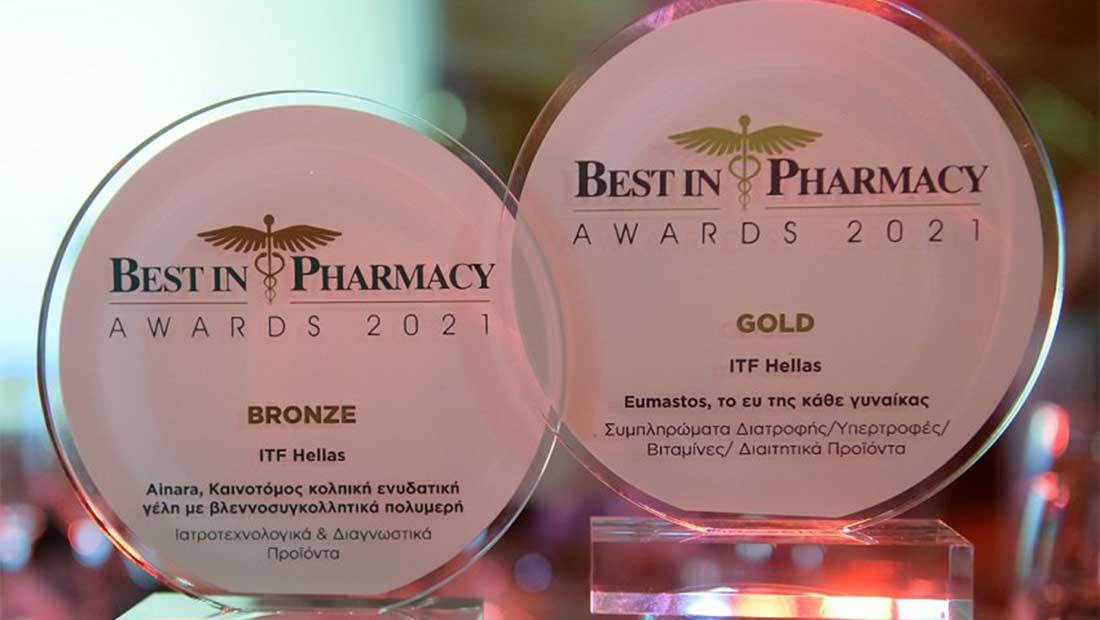 Διπλή βράβευση για την ITF Hellas Στα Best in Pharmacy Awards 2021